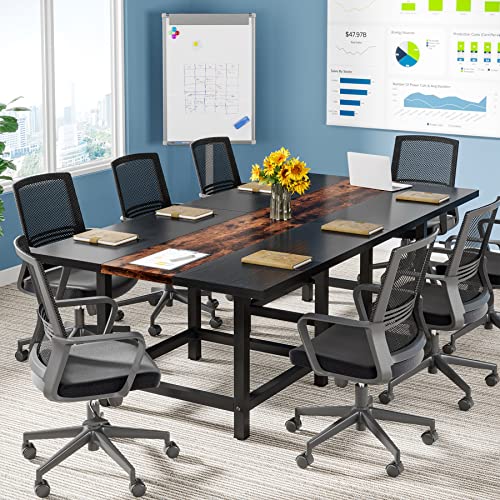 Modern Square Conference Table for 4 People