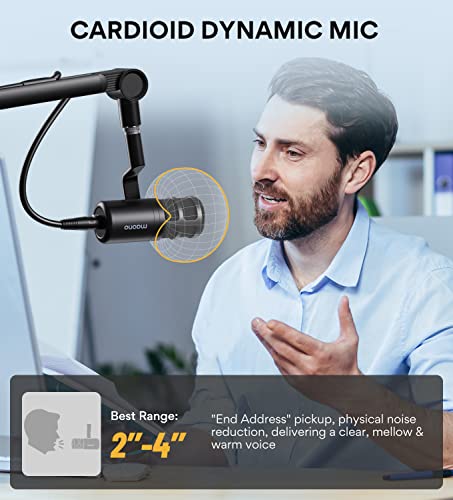 MAONO XLR Cardioid Dynamic Microphone for Podcasting