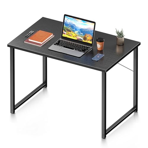 Modern 32 Inch Black Computer Desk for Home Office