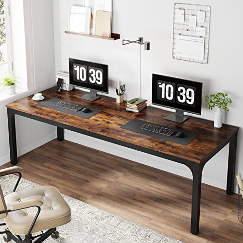 Tribesigns 78.7-Inch Extra Long Double Desk
