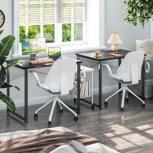 Modern 32 Inch Black Computer Desk for Home Office