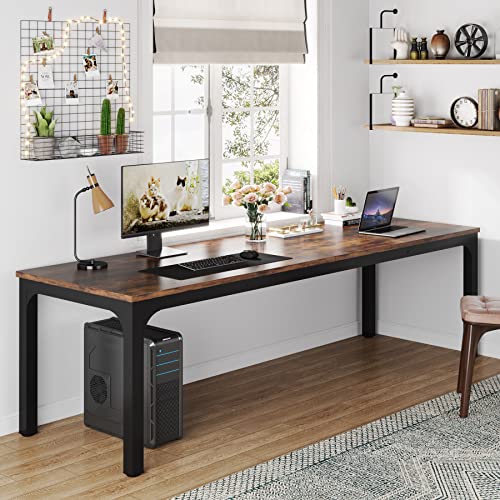 Tribesigns 78.7-Inch Extra Long Double Desk