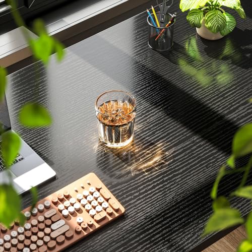 Modern 32 Inch Black Computer Desk for Home Office