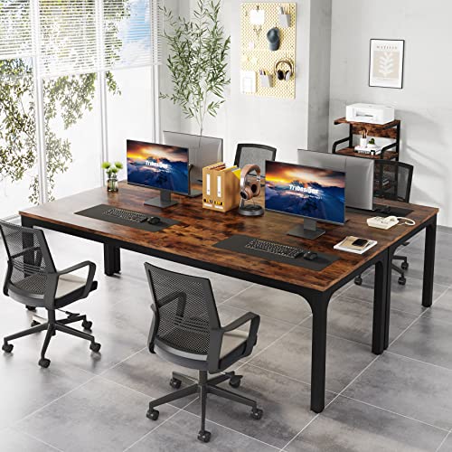 Tribesigns 78.7-Inch Extra Long Double Desk