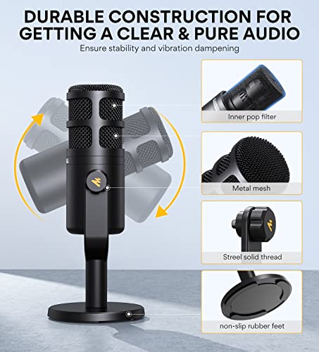 MAONO XLR Cardioid Dynamic Microphone for Podcasting
