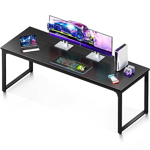 Coleshome 71" Modern Black Computer Desk