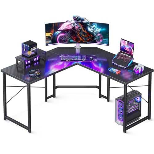 L Shaped Gaming Desk with Monitor Stand 51