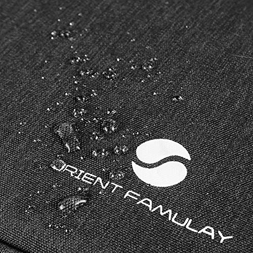 Waterproof Travel Electronics Organizer Bag - Black