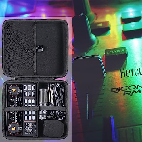 Khanka Hard Travel Case for Podcast Equipment