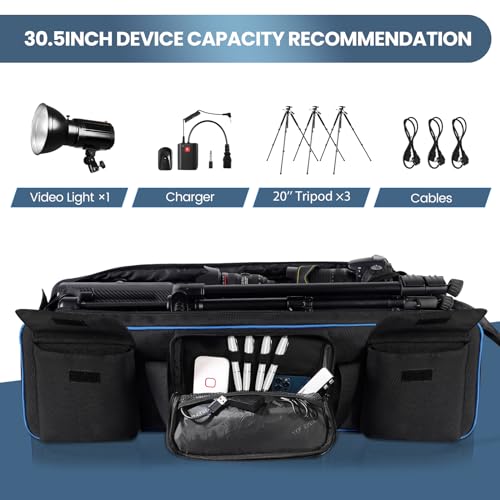 YOREPEK Large Tripod Carrying Case with Padding
