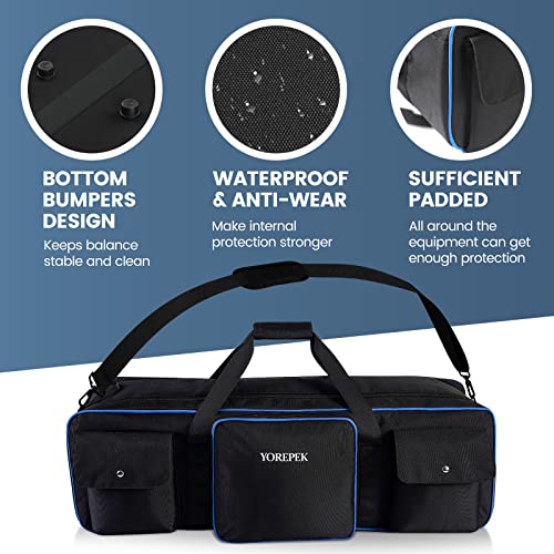 YOREPEK Large Tripod Carrying Case with Padding