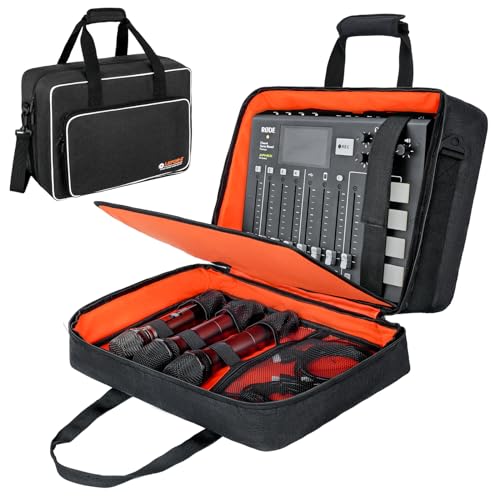 LEFOR·Z Audio Mixer Travel Case for Podcasters