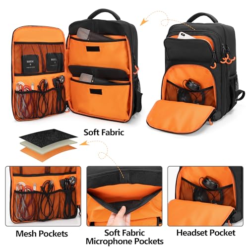 PGmoon Audio Mixer Backpack for RODECaster Pro