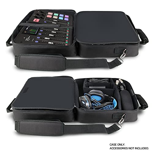 Audio Mixer Travel Case for Podcasts - Black