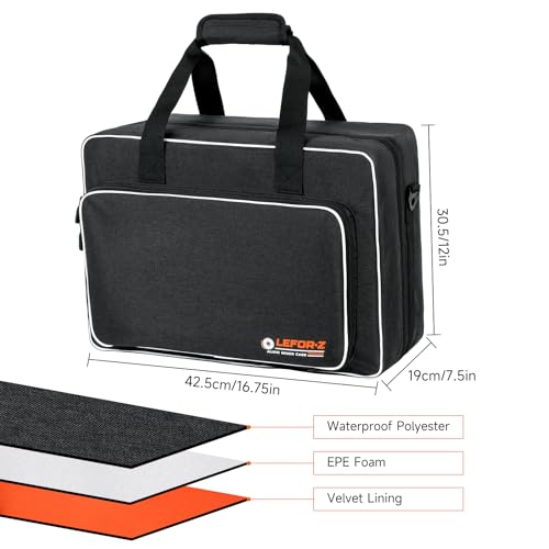 LEFOR·Z Audio Mixer Travel Case for Podcasters
