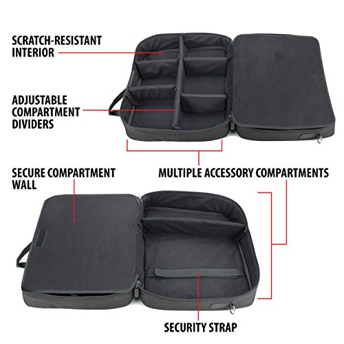 Audio Mixer Travel Case for Podcasts - Black