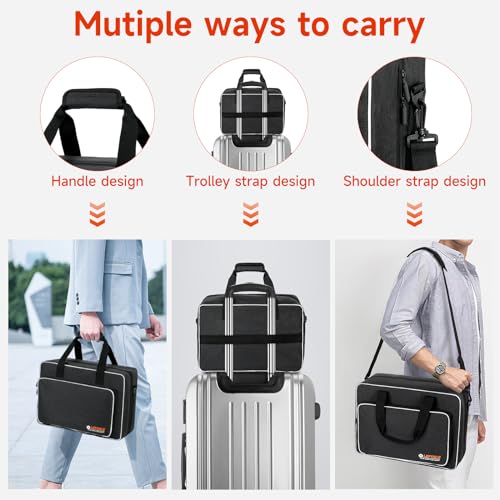 LEFOR·Z Audio Mixer Travel Case for Podcasters