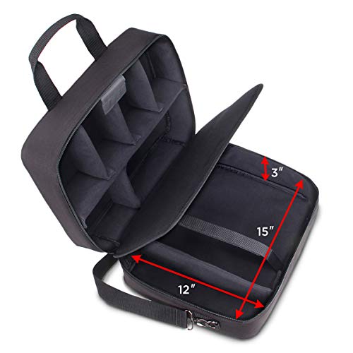Audio Mixer Travel Case for Podcasts - Black