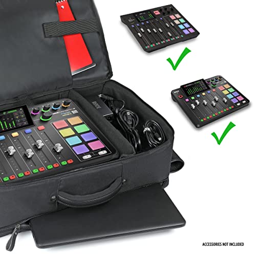 GOgroove Audio Mixer Backpack for Podcast Equipment