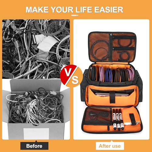 Cable Organizer Bag for DJ Gear and Accessories