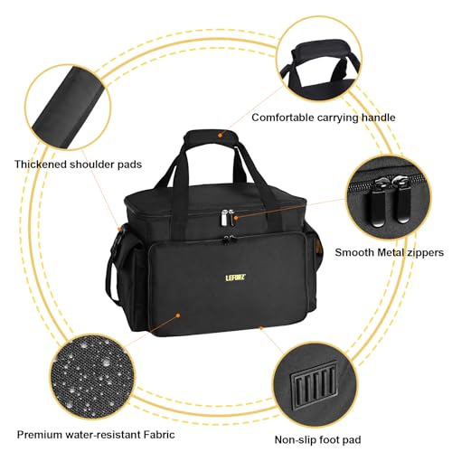 LEFOR·Z DJ Equipment Travel Gear Organizer Bag