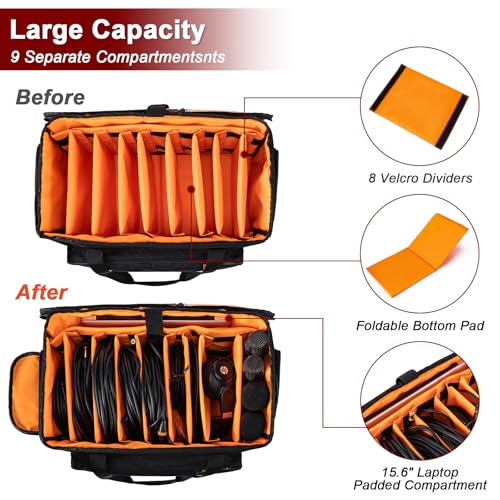 Mecozone DJ Gig Bag with Laptop Sleeve