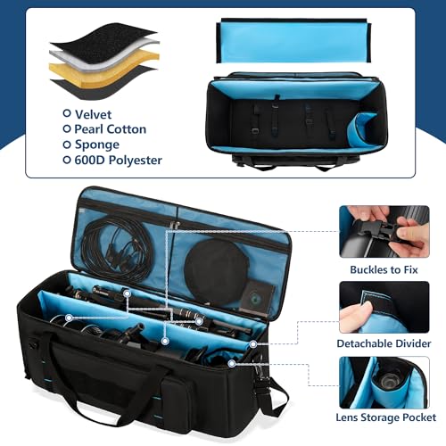 Samdew 30'' Tripod Travel Bag & Organizer