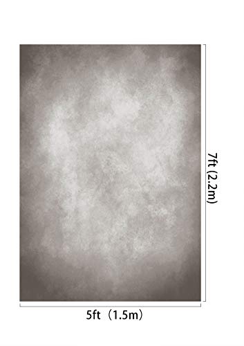 Vintage Grey Portrait Backdrop for Podcasts and Photography