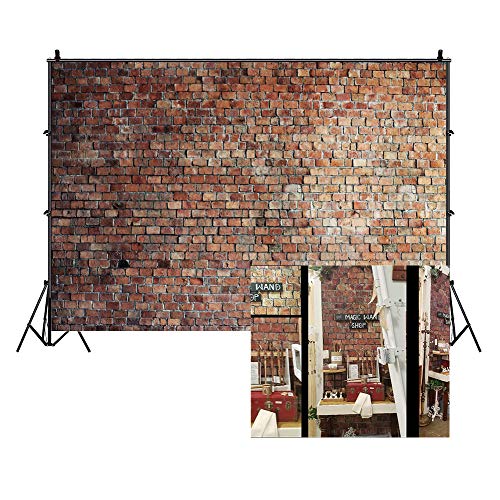 Vintage Red Brick Wall Photo Backdrop 10x8ft