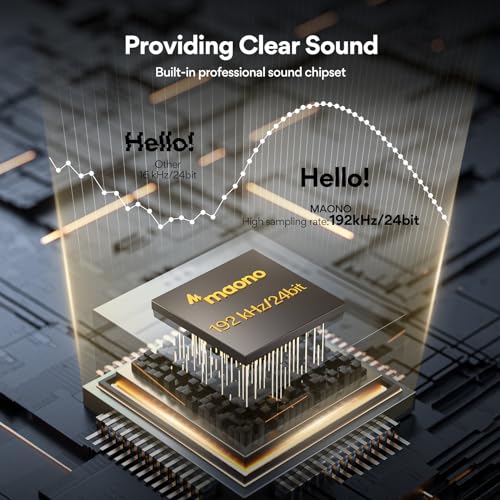 MAONO USB Condenser Microphone for Podcasting and Recording
