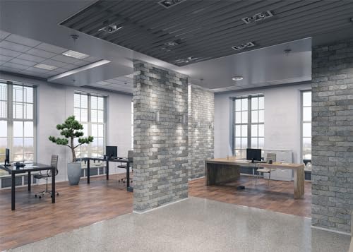 7x5ft Modern Office Backdrop for Video Calls