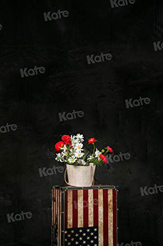5ft x 7ft Black Backdrop for Podcasting