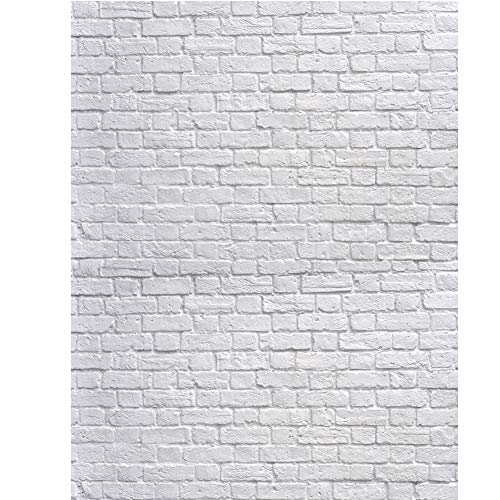 White Brick Wall Photography Backdrop 5x7FT