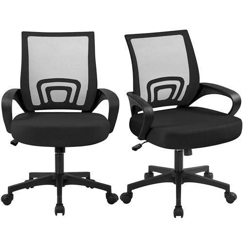 Yaheetech Ergonomic Mesh Office Chair 2-Pack