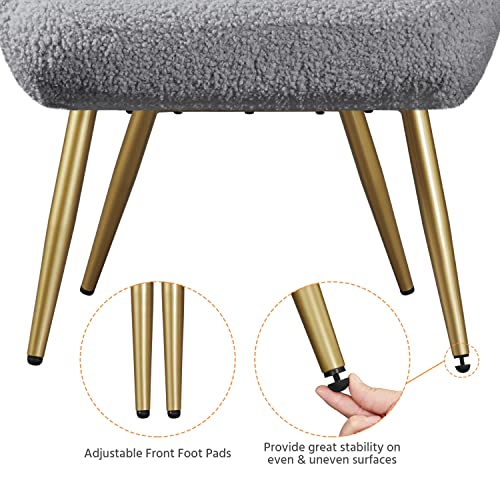 Cozy Sherpa Accent Chair for Living Spaces