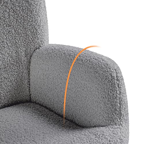 Cozy Sherpa Accent Chair for Living Spaces