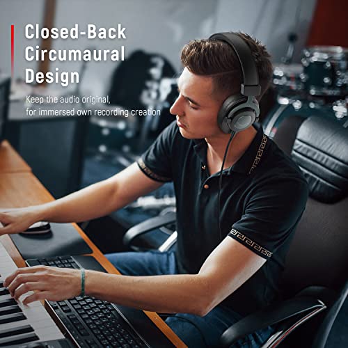 FIFINE Over-Ear Headphones for Podcast Monitoring