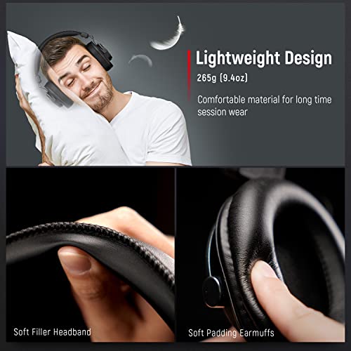 FIFINE Over-Ear Headphones for Podcast Monitoring