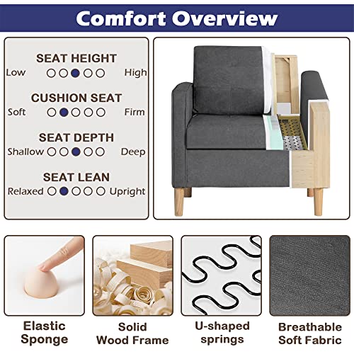 Stylish Mid Century Modern Accent Chair Set