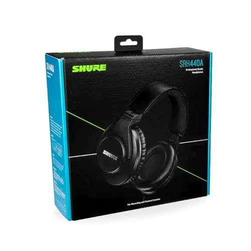 Shure SRH440A Studio Over-Ear Monitoring Headphones