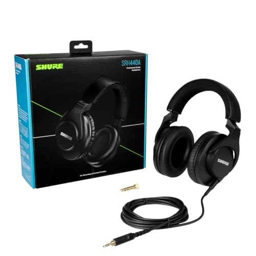 Shure SRH440A Studio Over-Ear Monitoring Headphones