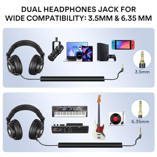 Maono AU-MH601 Over Ear Studio Headphones