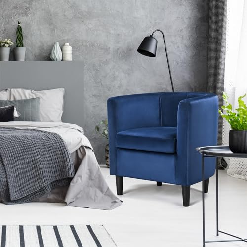 Yaheetech Modern Velvet Accent Chair Set of 2