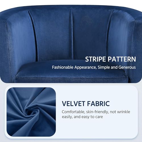 Yaheetech Modern Velvet Accent Chair Set of 2