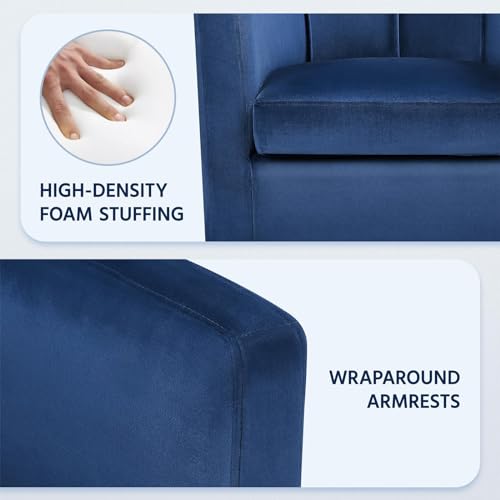 Yaheetech Modern Velvet Accent Chair Set of 2