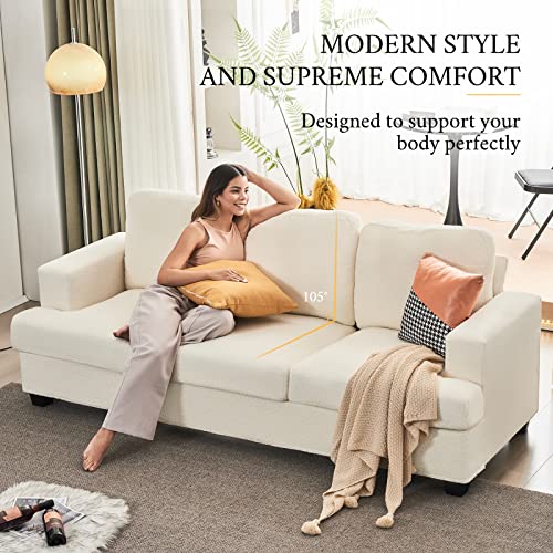 VanAcc 89-Inch Comfy Modern Sofa Couch