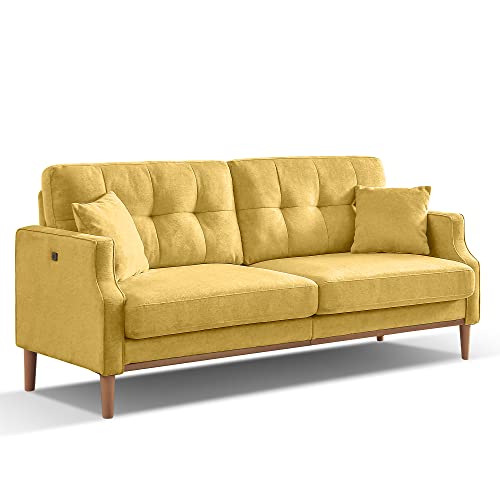 3-Personen-Podcast Sofa mit USB-Anschluss
