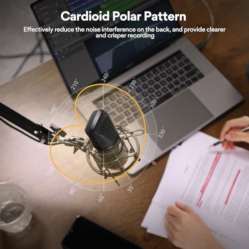 MAONO USB Condenser Microphone for Podcasting and Recording