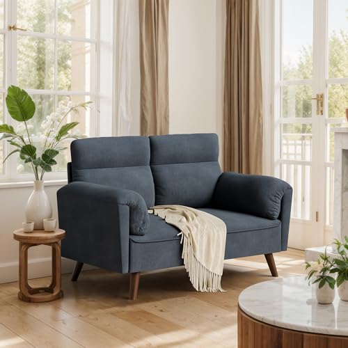 JAMFLY 49" Mid Century Modern Loveseat Sofa