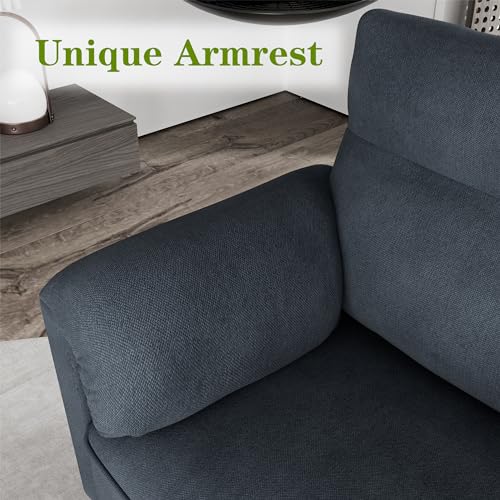 JAMFLY 49" Mid Century Modern Loveseat Sofa